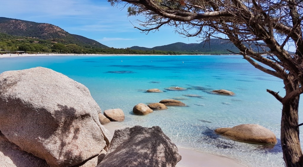 Plage de Palombaggia côté sud vers Tamaricciu